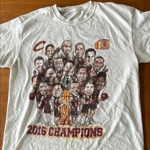 Cleveland Cavaliers 2016 Champions White T-Shirt